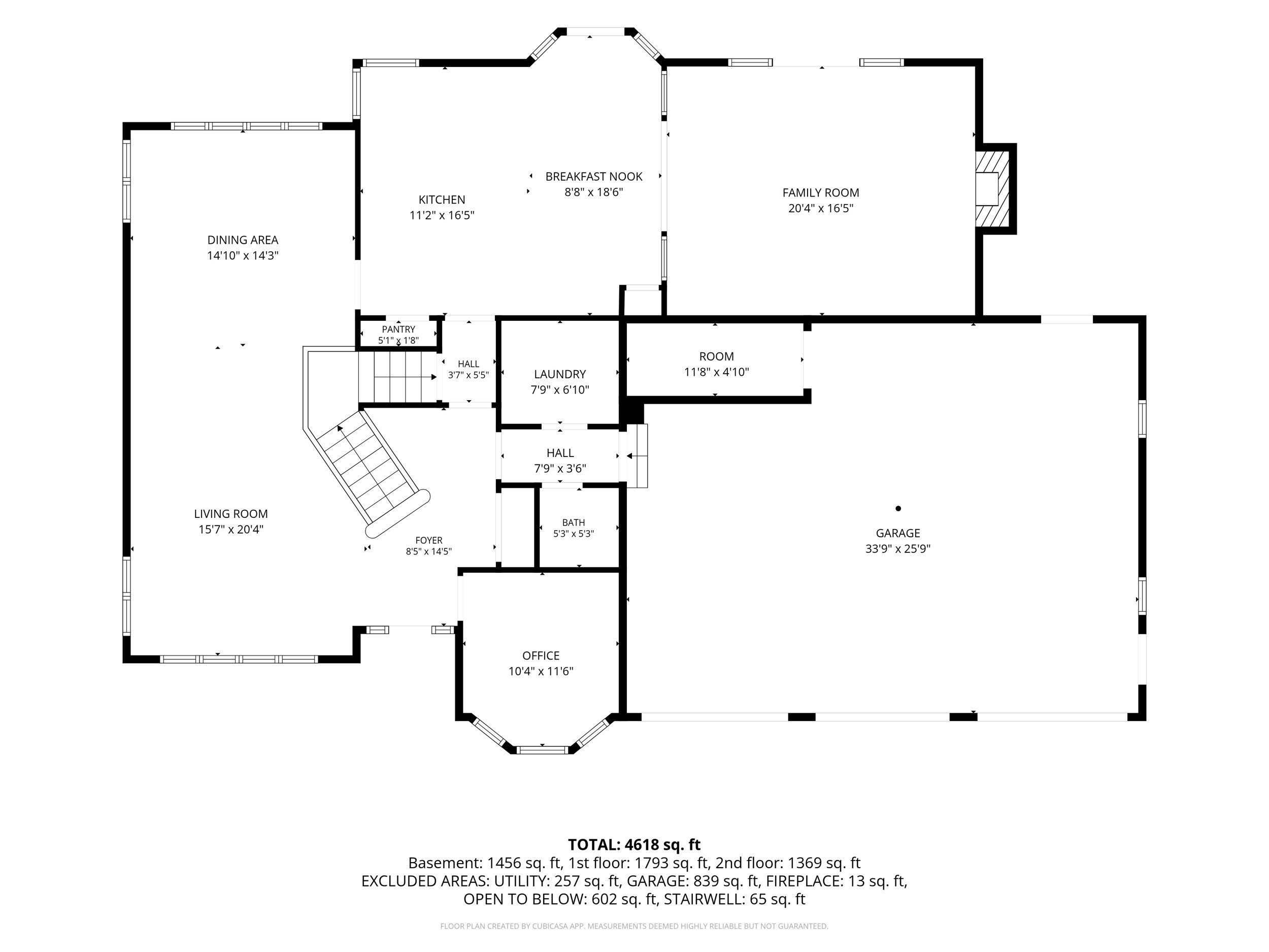 Measured floor plan for 11287 E Lincolnshire Lane