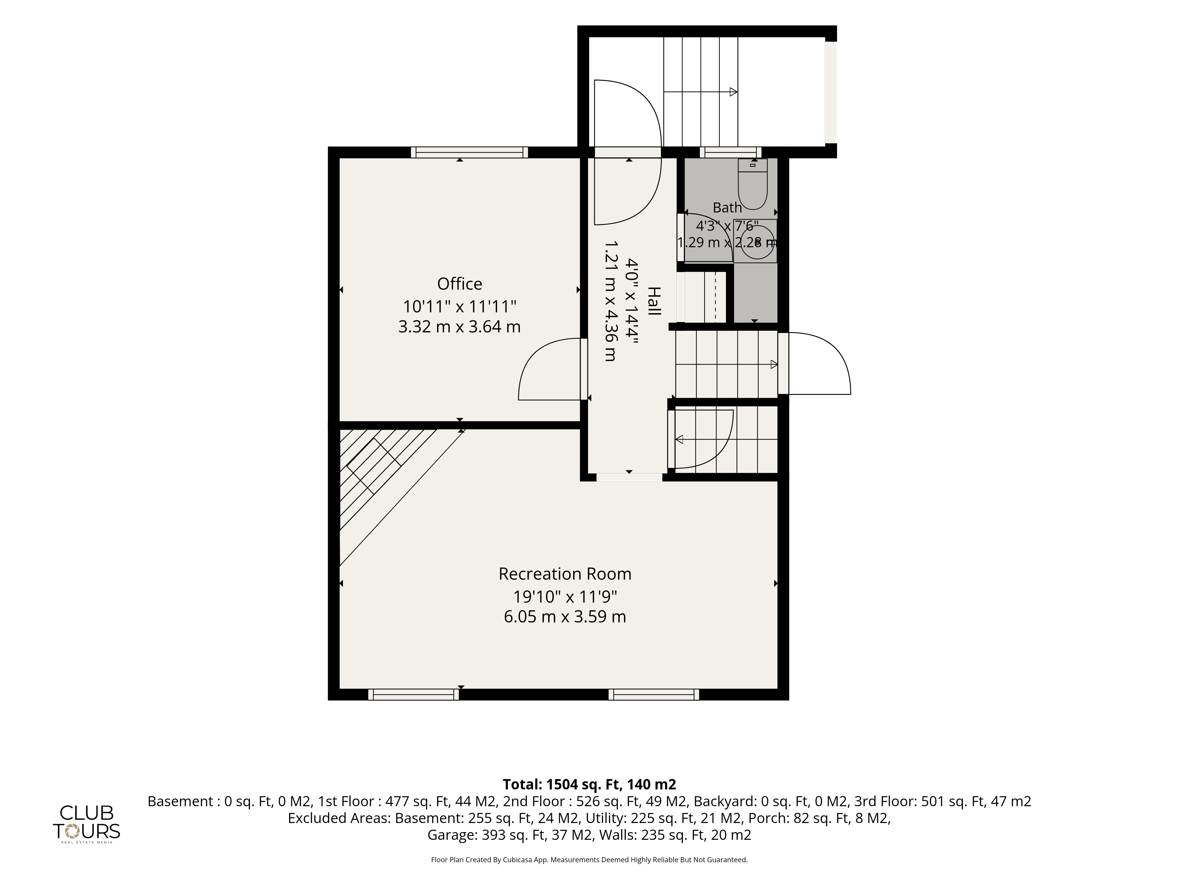 Floor Plan — Second Level, 52 Maxwell Crescent London Ontario