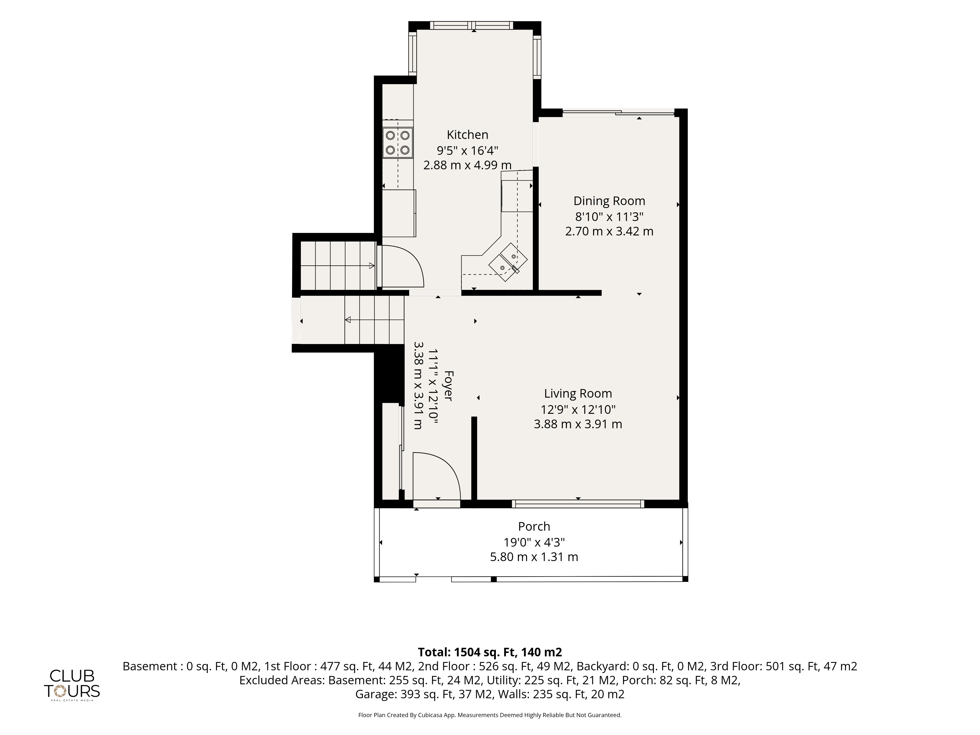 Floor Plan — Third Level, 52 Maxwell Crescent London Ontario