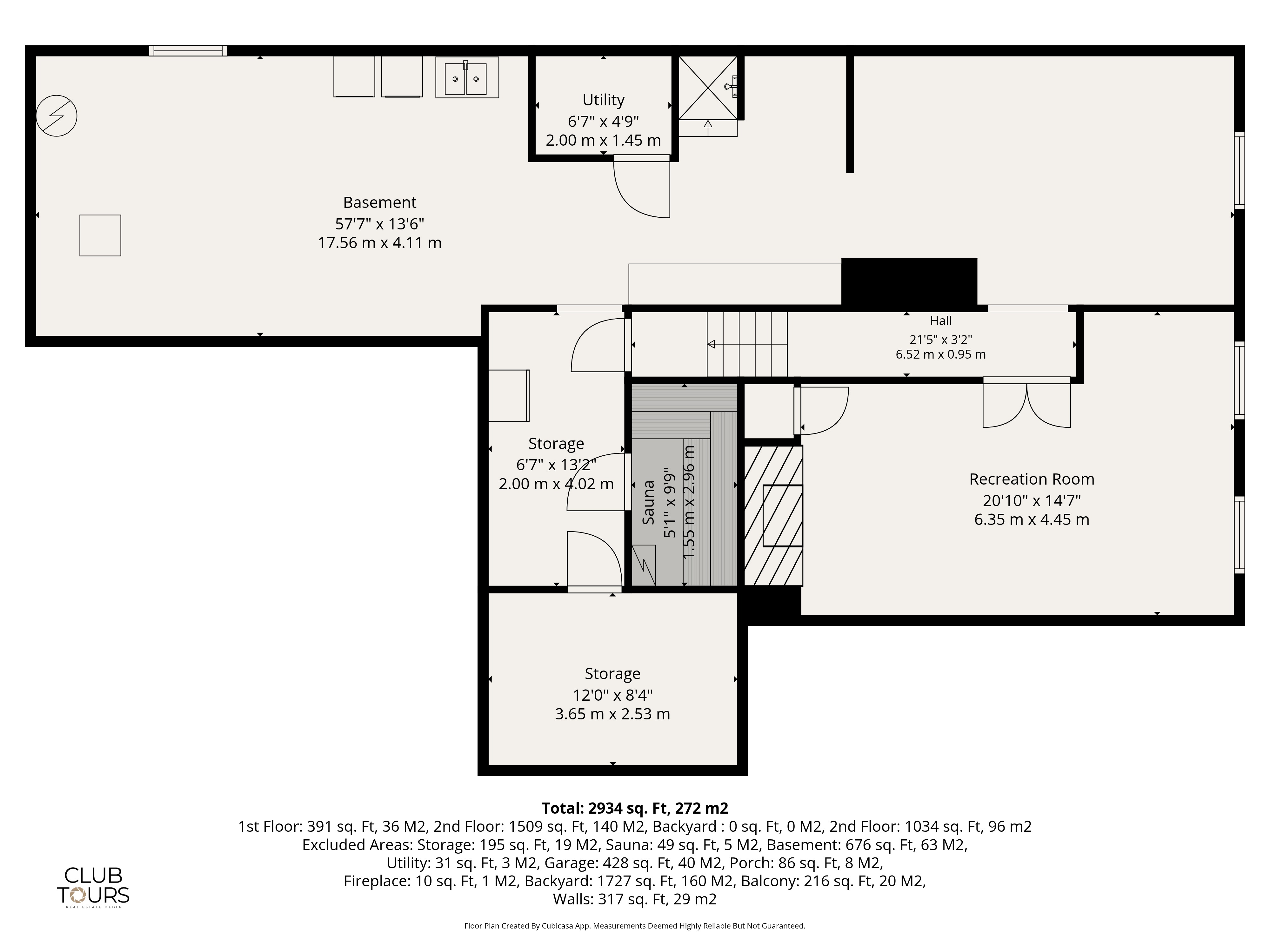 Basement Floor Plan — 27 Redford Road