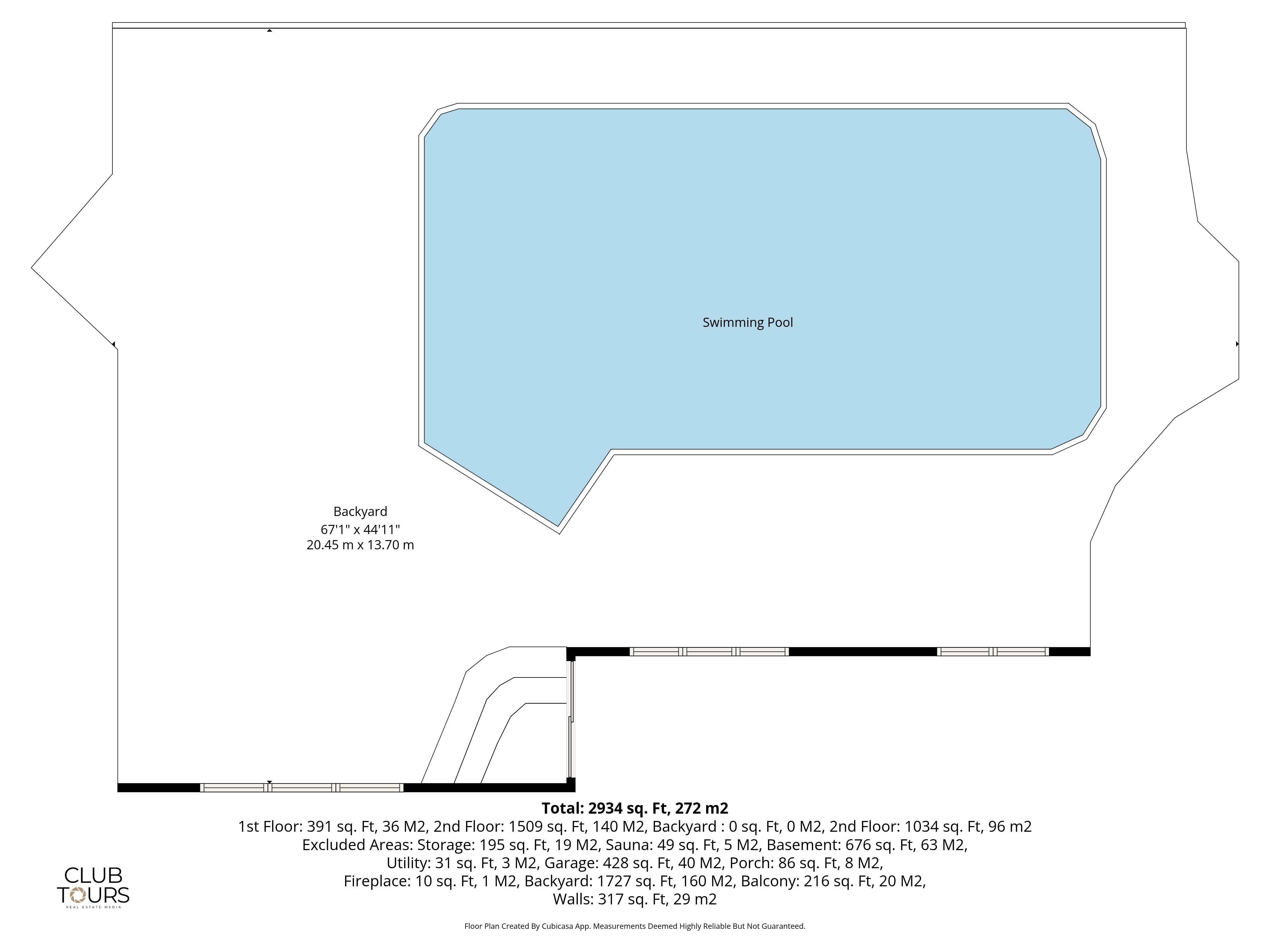 Backyard Layout — 27 Redford Road